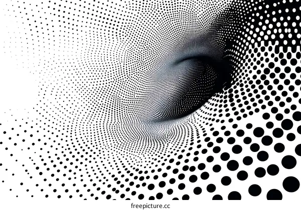 Abstract Dotted Pattern Design