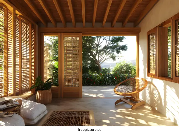 Modern Minimalist Home Interior Design With Wooden Details