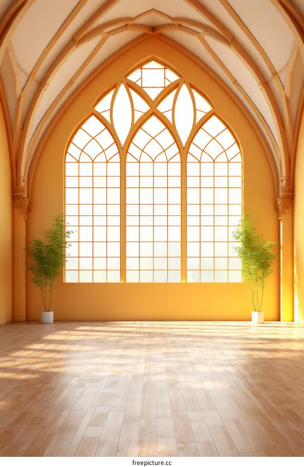 Bright Spacious Church Sanctuary