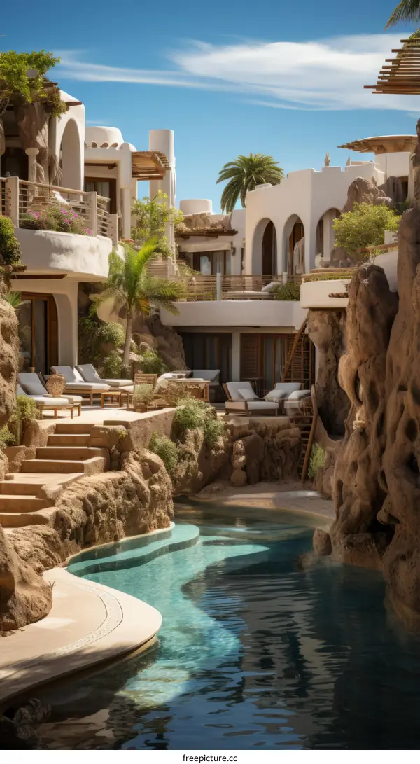 Stunning Modern Resort With Pool In Rocky Canyon