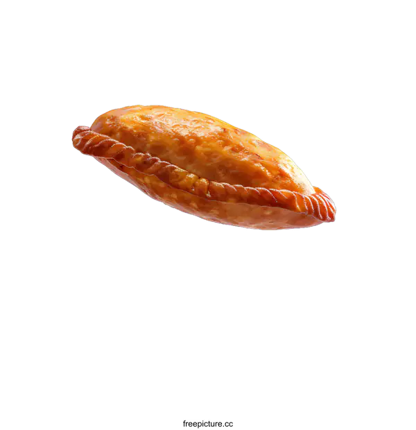 [Transparent Background PNG]A single fried pastry on a white background