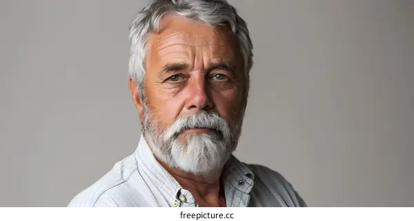 portrait of an old man