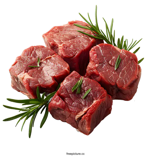[Transparent Background PNG]raw beef tenderloin