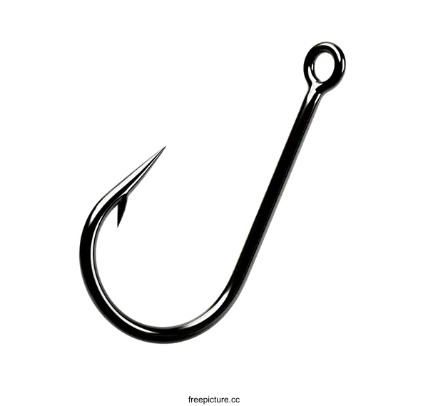 [Transparent Background PNG]Fishing Hook Close-up Illustration
