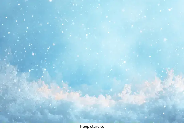 Winter Snowflakes Abstract Background