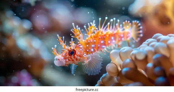Amazing Close-Up of a Scorpionfish on a Coral Reef