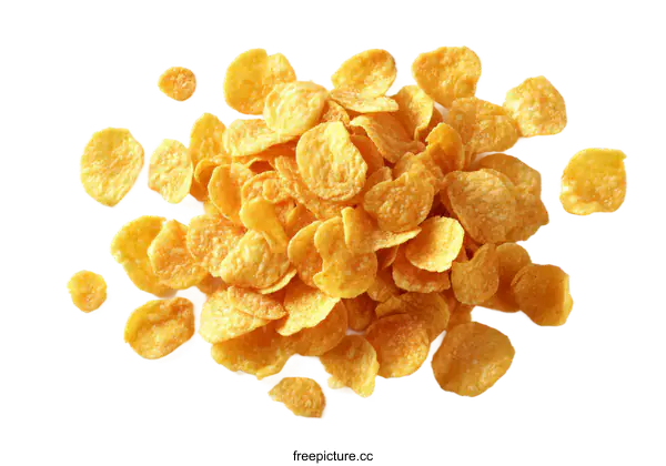 [Transparent Background PNG]Crispy Cornflakes Breakfast Cereal