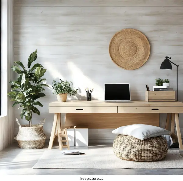 Modern Minimalist Workspace Interior Design