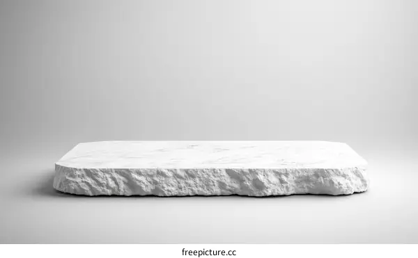 White Marble Stone Display Platform