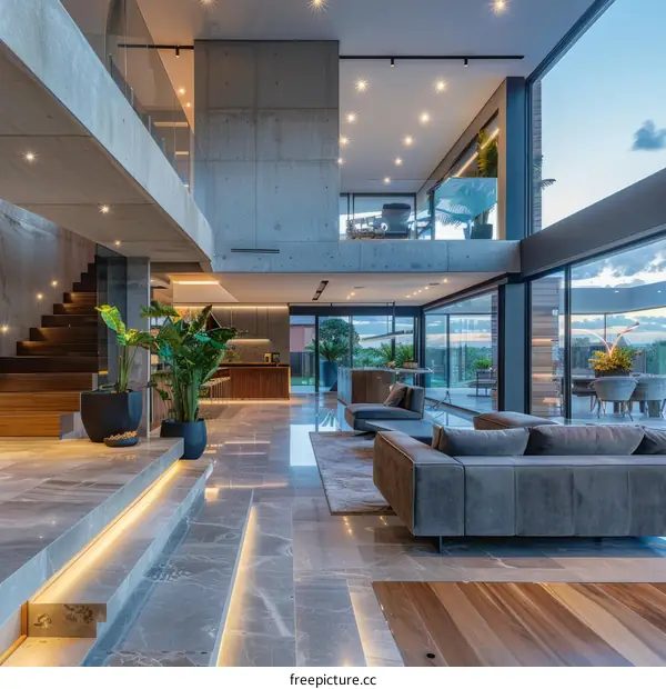 Modern luxury house interior design