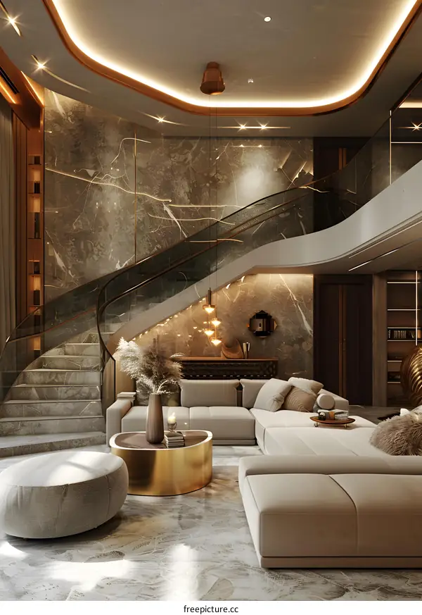 Staircase Living Room