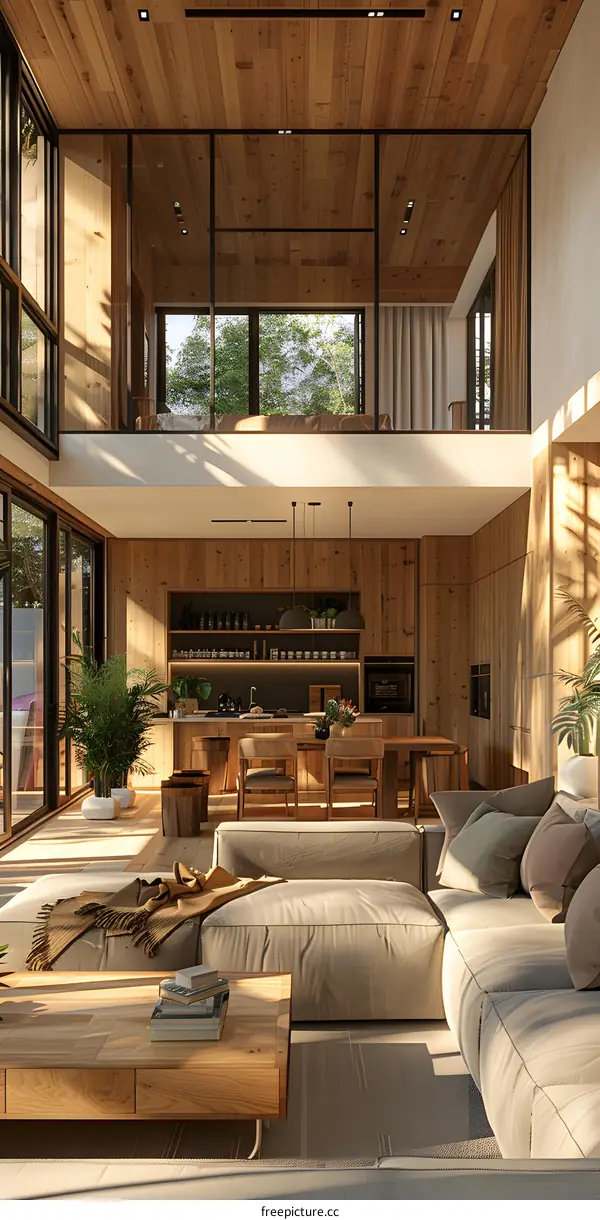 Modern house interior design