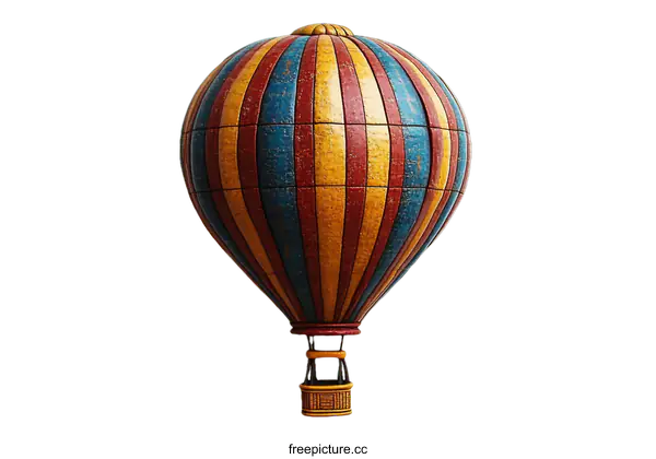 [Transparent Background PNG]Vintage Decorative Hot Air Balloon