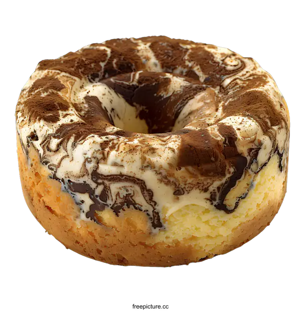 [Transparent Background PNG]Delicious Marble Cake