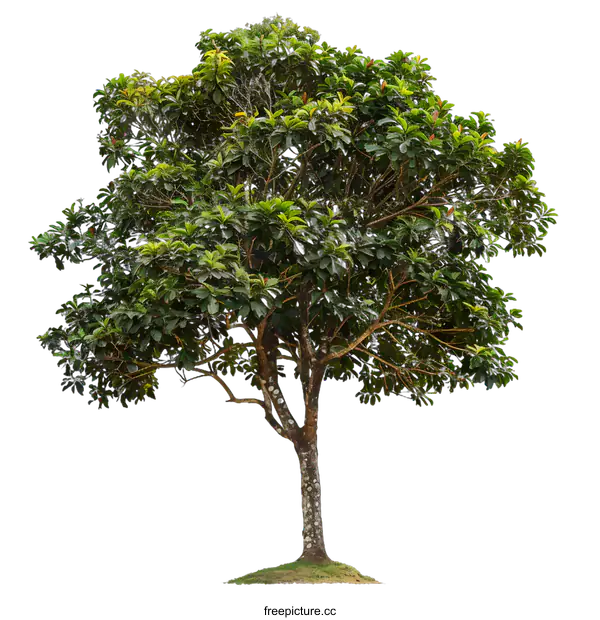 [Transparent Background PNG]Green Tree Isolated On White Background