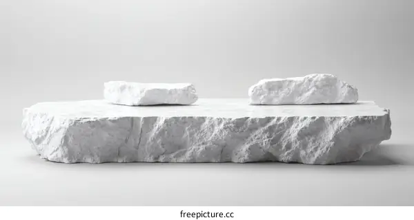 White Stone Product Display Platform