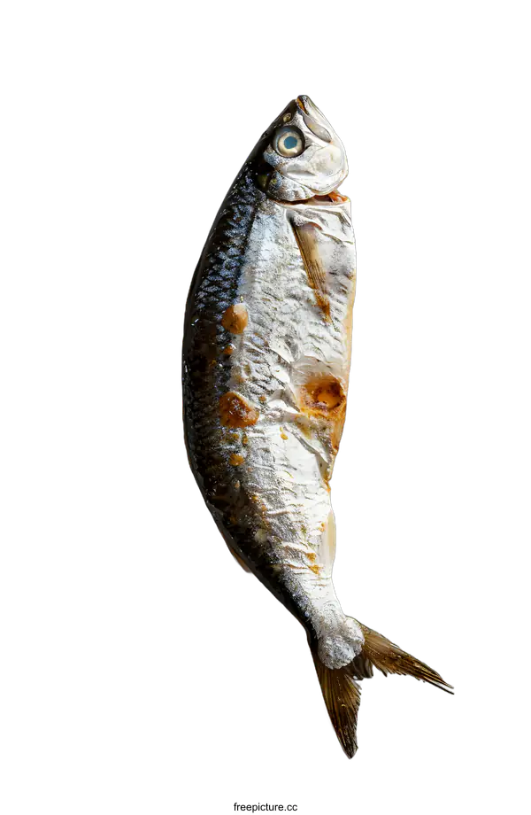 [Transparent Background PNG]Grilled Fish on White Background