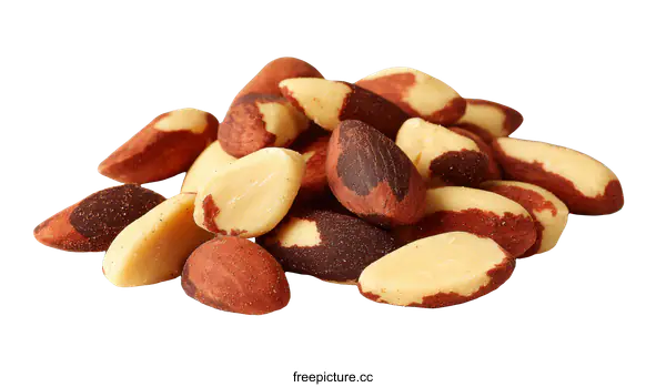 [Transparent Background PNG]Close-up Pile of Brazil Nuts