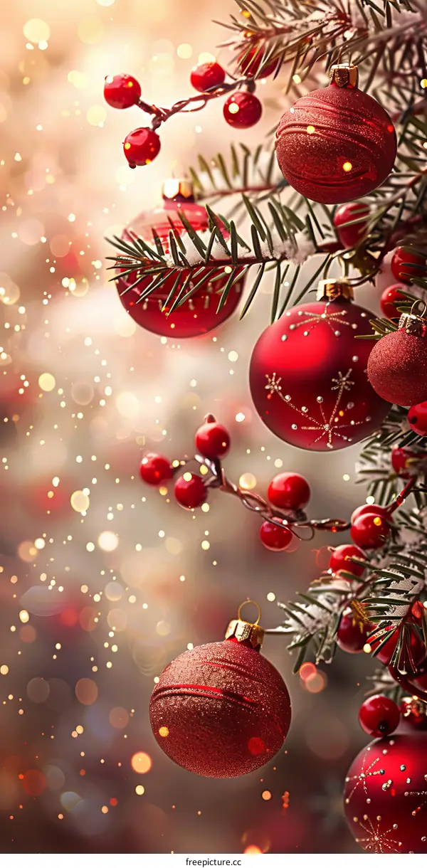 Festive Christmas Decor Radiating Joy in Brilliant Colors