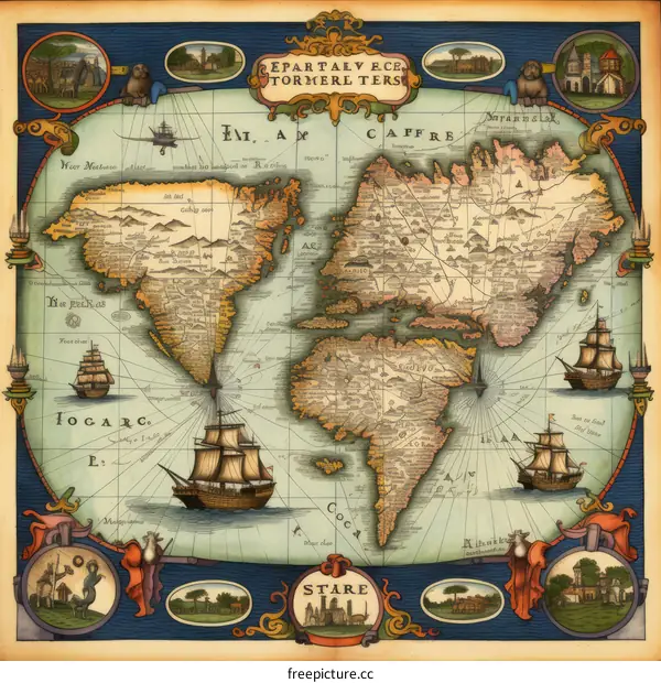 Oronce Fine's World Map of 1532