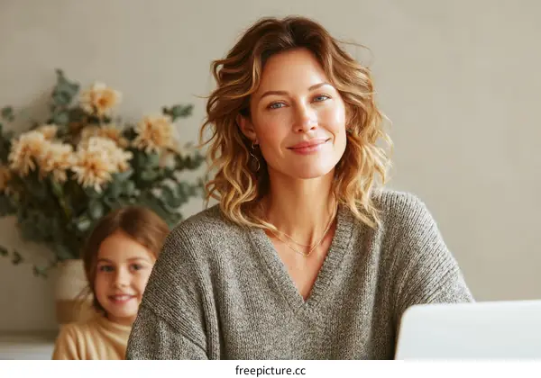 Mother and Daughter Enjoying Quality Time Together