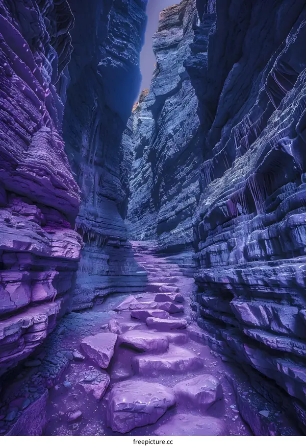 Mystical Purple Canyon