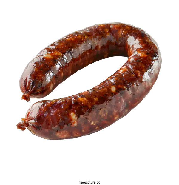 [Transparent Background PNG]Grilled Sausage on White Background