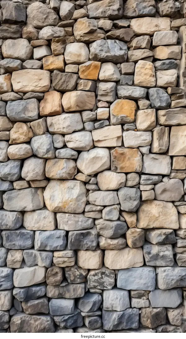 Multicolored Stone Wall Texture