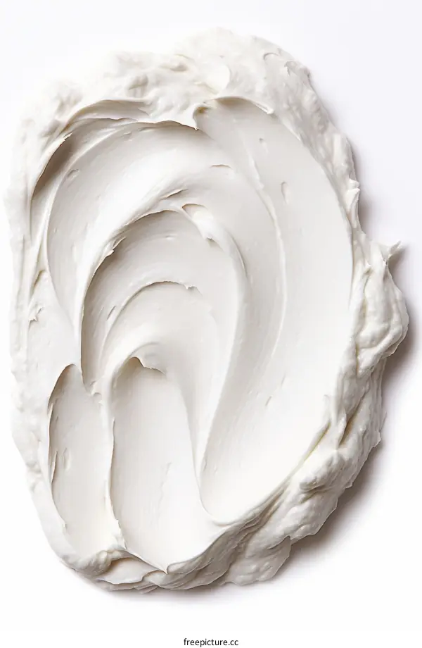 Close-up of White Cream Moisturizer