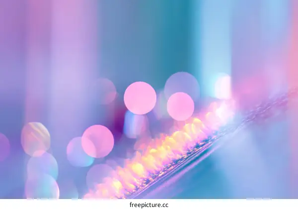 Abstract Pastel Light Bokeh Background