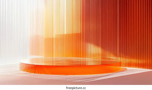 Abstract Geometric Display Podium