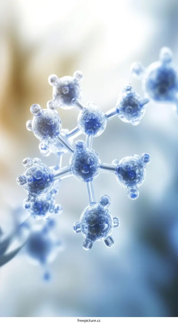 Molecular Structure Illustration of Chemical Compounds