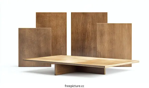 Wooden Display Panels Set for Products