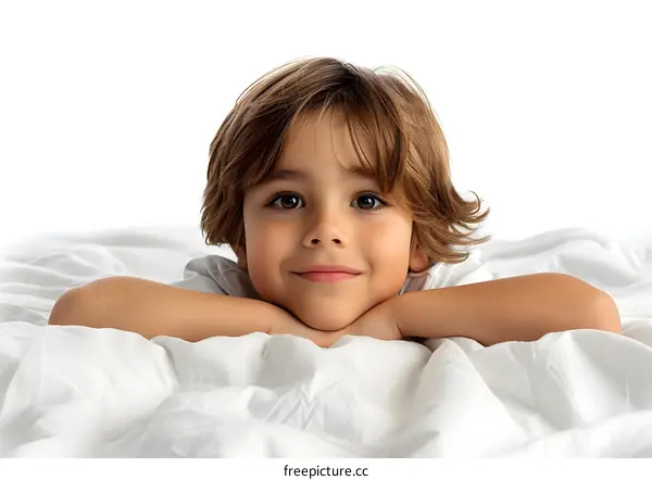 Portrait of a happy smiling child