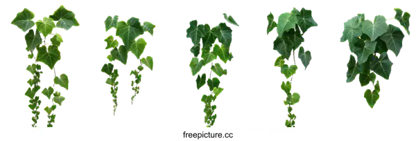 [Transparent Background PNG]Hanging Ivy Plant Isolated on White Background