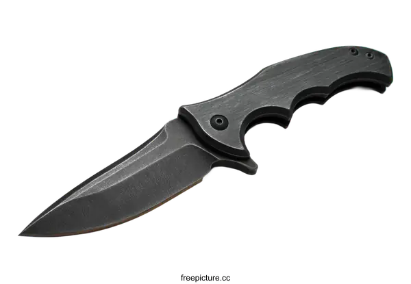 [Transparent Background PNG]Close-up of a Modern Folding Knife