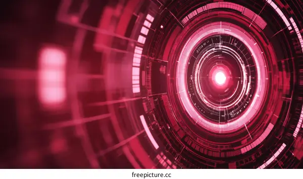 Abstract Futuristic Digital Interface Design