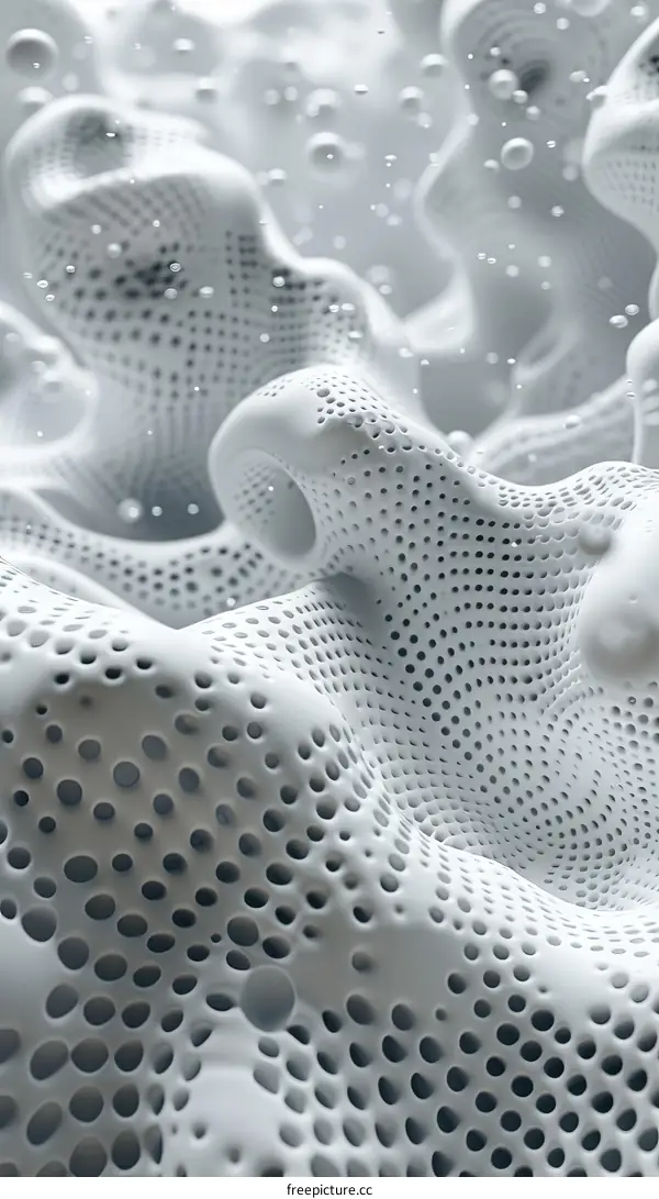 Porous Coral Reef Formation