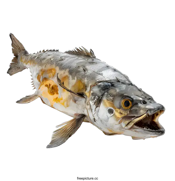 [Transparent Background PNG]Preserved Fish on White Background