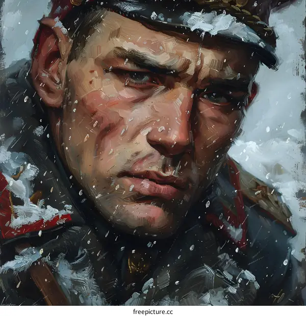 Portrait of a soldier