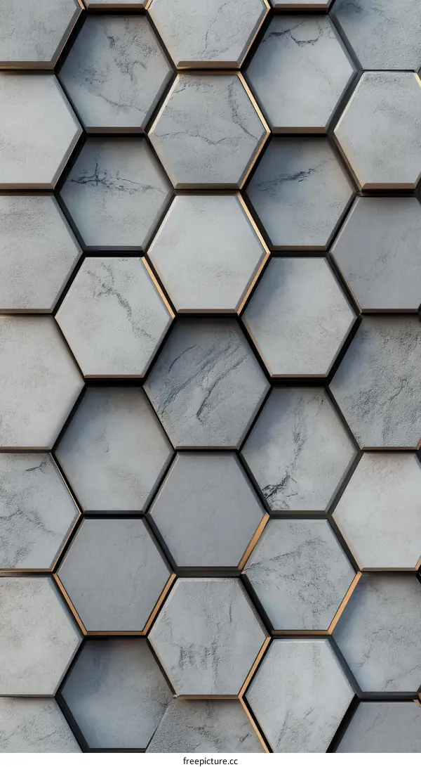 Abstract Geometric Hexagon Pattern Background