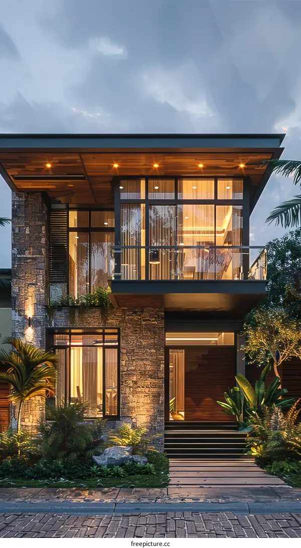 Modern Exterior Design of a Contemporary House
