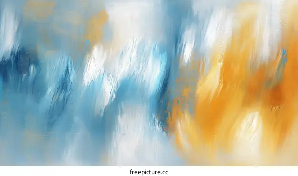 Abstract Color Transition Painting