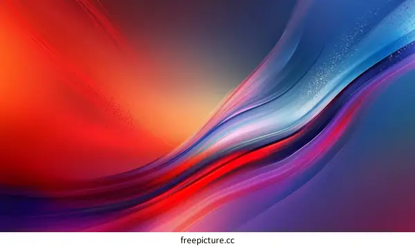 Abstract Colorful Wave Background Design