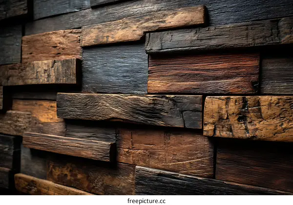 Rustic Wood Paneling Wall Art