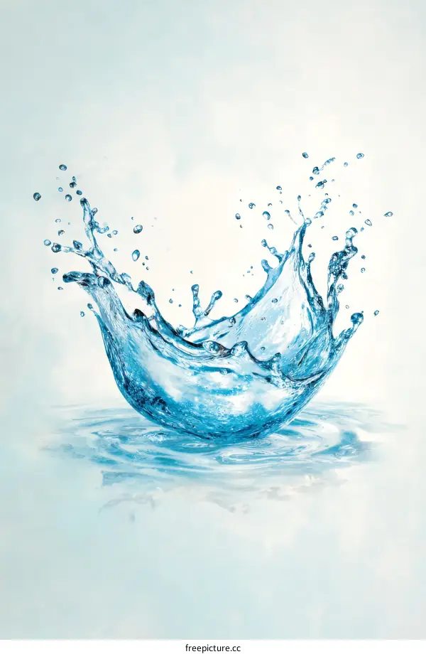 Water Splash Art Design