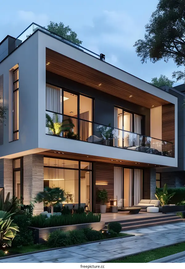 Modern residential architecture