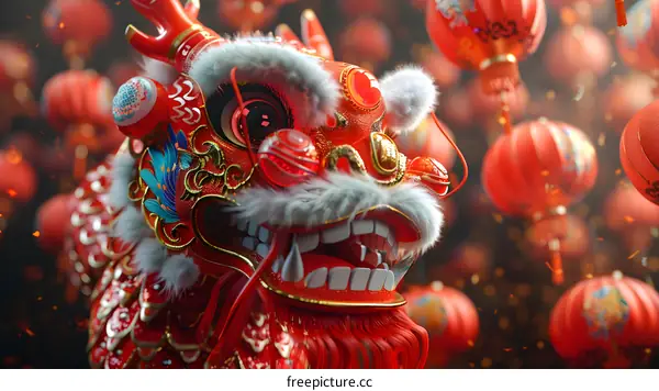 Lion dance to celebrate Lantern Festival