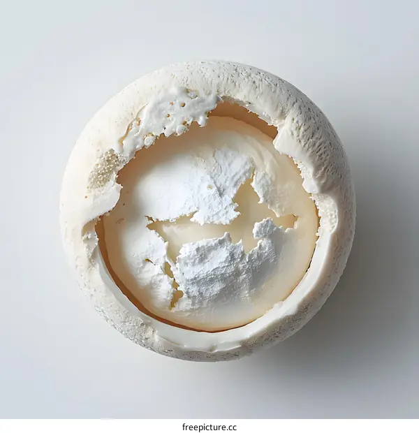 A bowl with dessert on a white surface