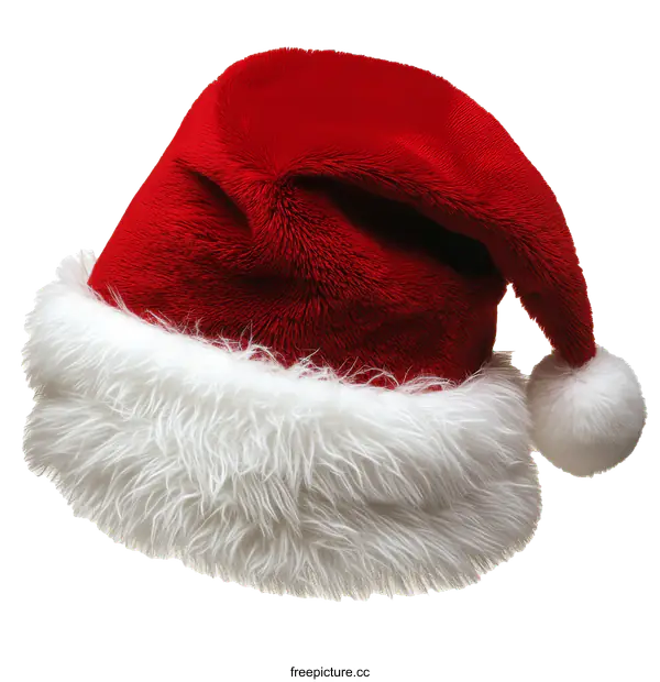 [Transparent Background PNG]Classic Red Christmas Santa Hat